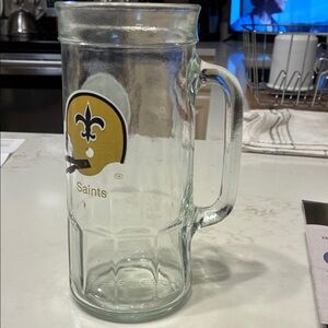1970-1980 New Orleans Saints 16 oz Glass Mug